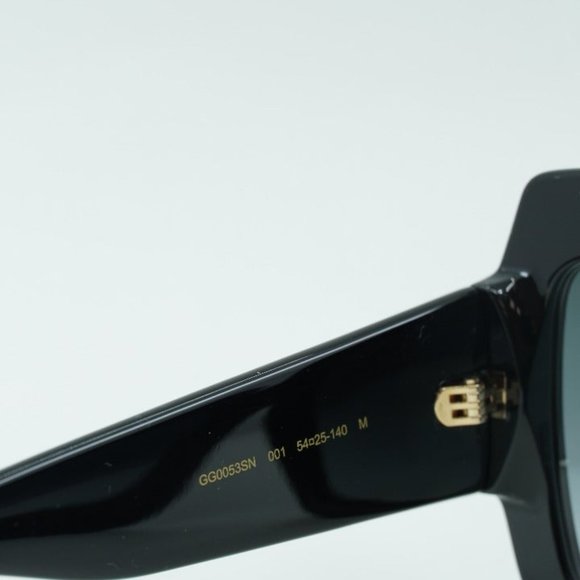 FINAL PRICE NEW GUCCI GG0053SN 001 SQUARE BLACK GREY GRADIENT SUNGLASSES - Picture 8 of 12